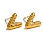 Custom initial earrings v