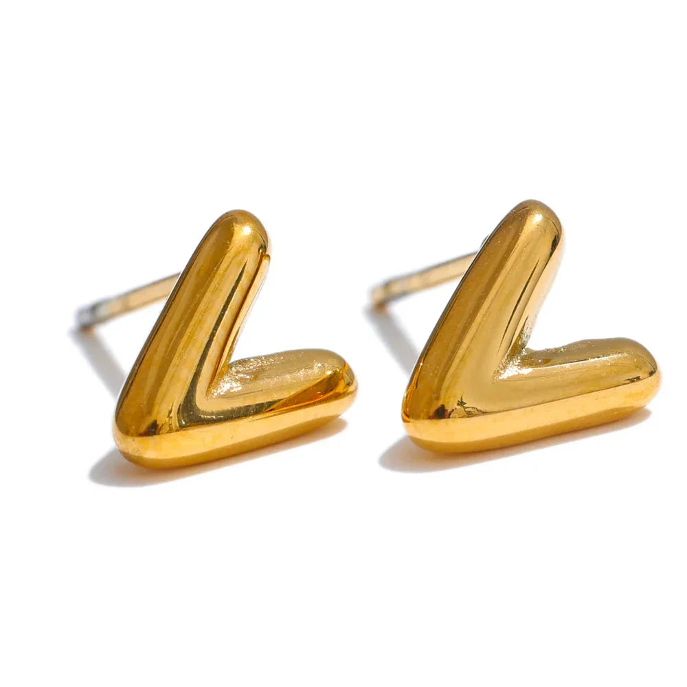 Custom initial earrings v
