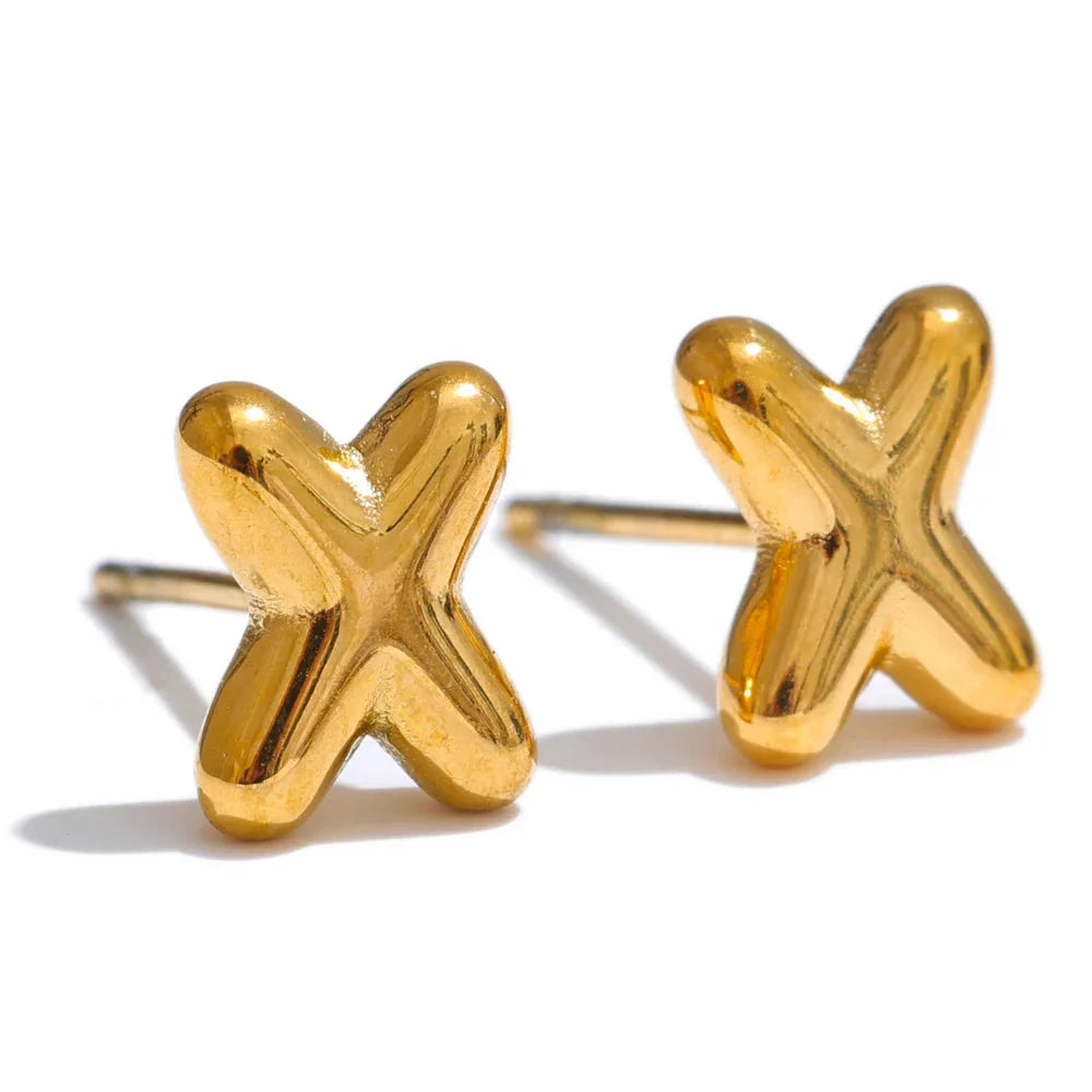 Custom initial earrings x