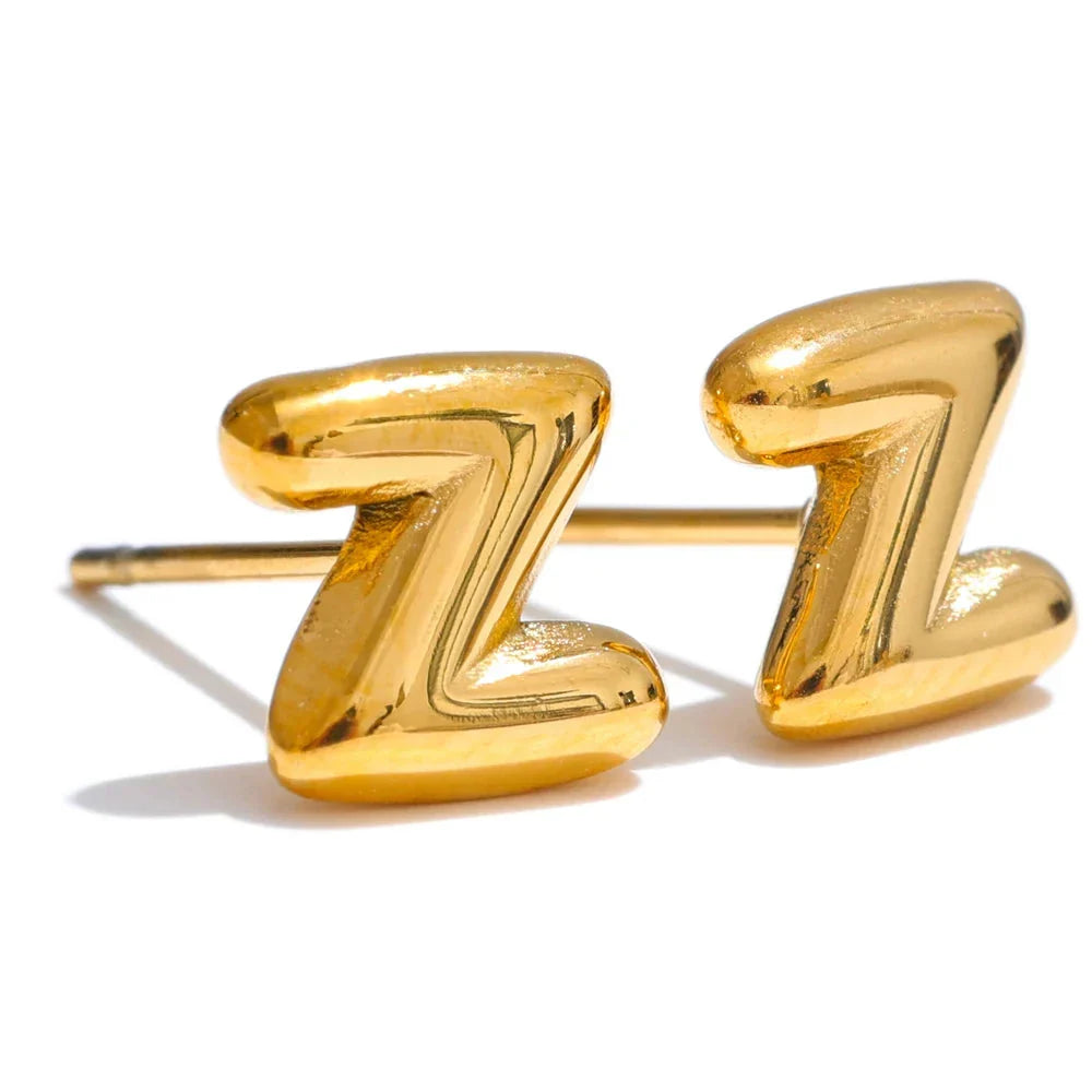 Custom initial earrings z