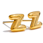Custom initial earrings z