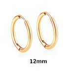 Gold-tone earrings with red coral