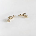 Gold Star Piercing Earrings