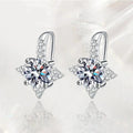 Shooting Star Embrace Earrings with Moissanite