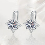 Shooting Star Embrace Earrings with Moissanite