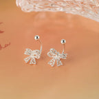 Women's bow earrings