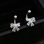 Women's bow earrings