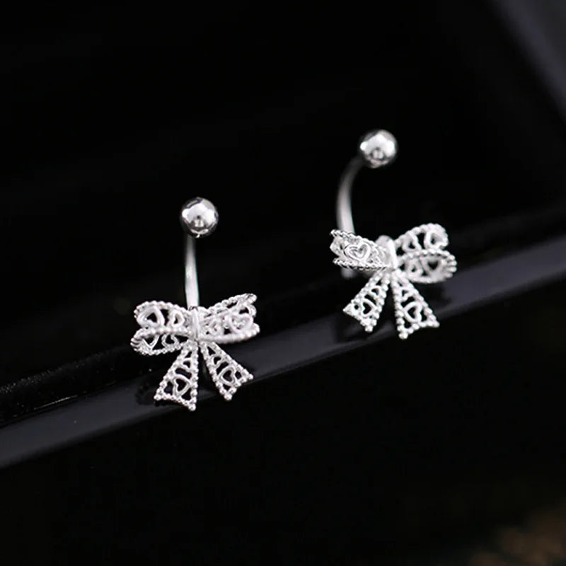 Women's bow earrings