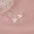 Women's bow earrings