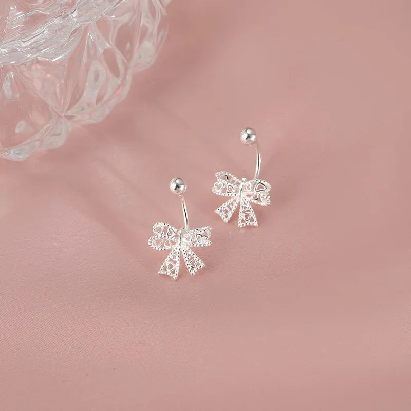 Women's bow earrings