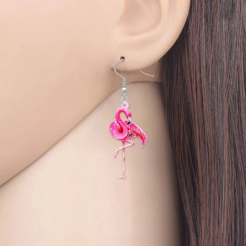 Flamingo Earrings