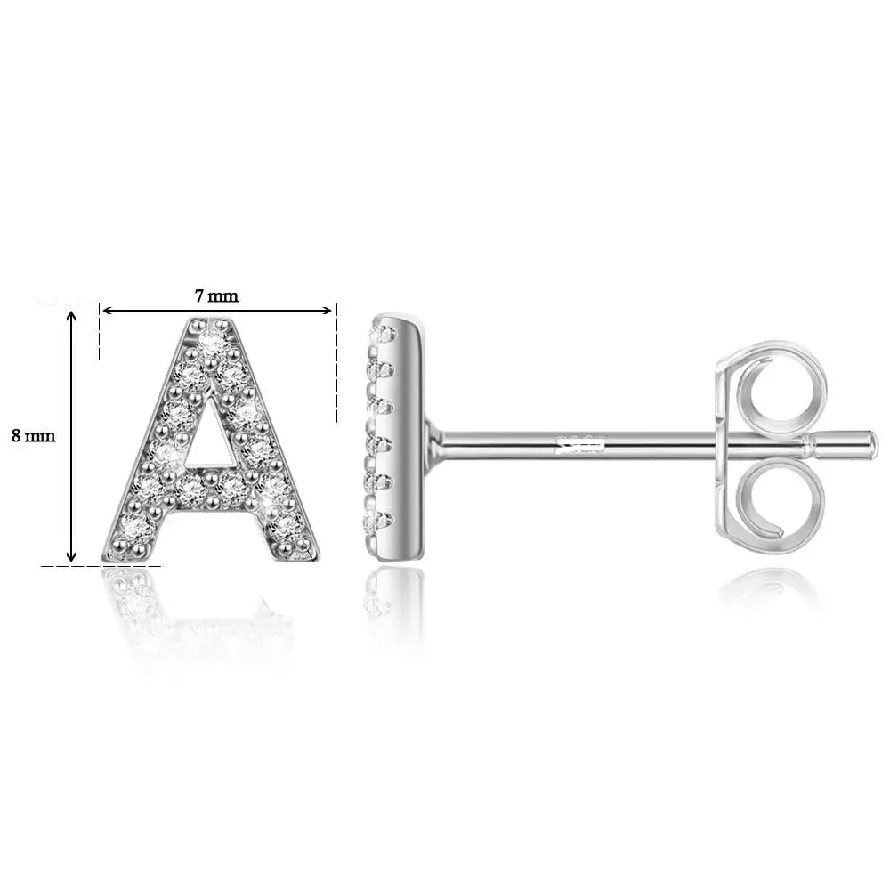 Initial earrings