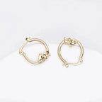 Koala Hoop Earrings