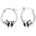 Lying Panda Earrings