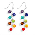 7 Chakras Hanging Earrings 1