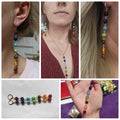 7 Chakra Dangling Earrings for Women