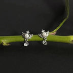 Angel wing drop earrings