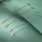 Dangling earrings with the Jewish life symbol Chai in gold
