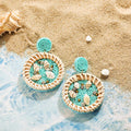 Dangling Shell Cauri Earrings