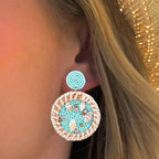 Dangling Shell Cauri Earrings