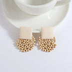 Bohemian Style Dangling Earrings with Natural Effect