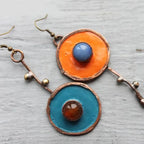 Atypical Ethnic Hanging Earrings