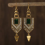 Ethnic Style Women's Dangling Earrings gold