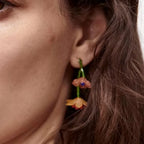 Bohemian Style Flower Dangle Earrings