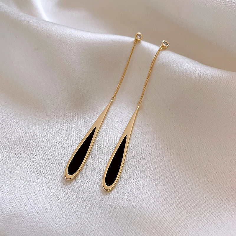 Delicate Water Drop Stud Earrings