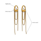 Water Drop Dangle Earrings for Women