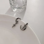 Moon and Stars Dangling Earrings