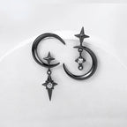 Moon and Stars Dangling Earrings