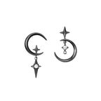 Moon and Stars Dangling Earrings