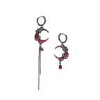 Women's Moon Pendant Earrings