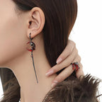Women's Moon Pendant Earrings