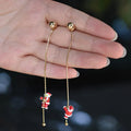 Santa Claus Hanging Earrings