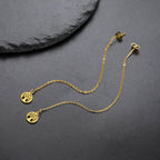 Dangling Earrings For Women Tree of Life gold
