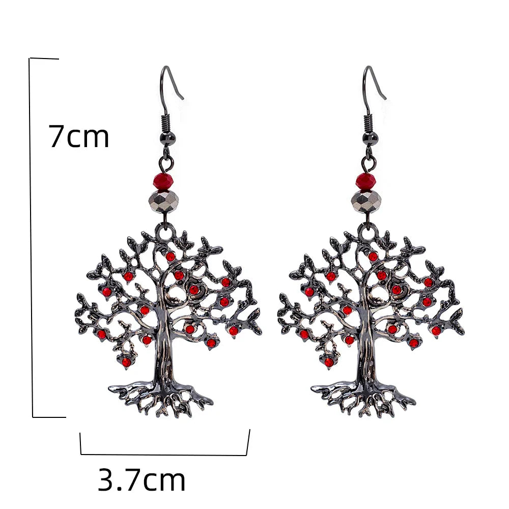 Dangling Earrings for Women Tree of Life