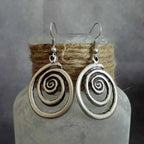 Women's Spiral Dangling Earrings
