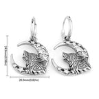 Viking Fenrir Dangling Earrings