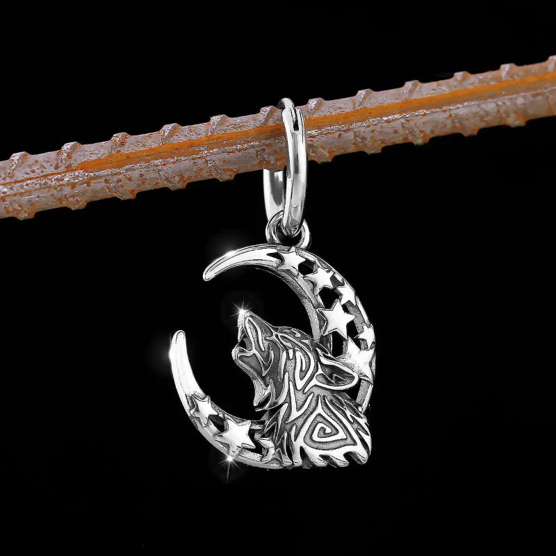 Viking Fenrir Dangling Earrings