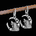 Viking Fenrir Dangling Earrings