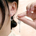 Moon Pendant Earrings for Women