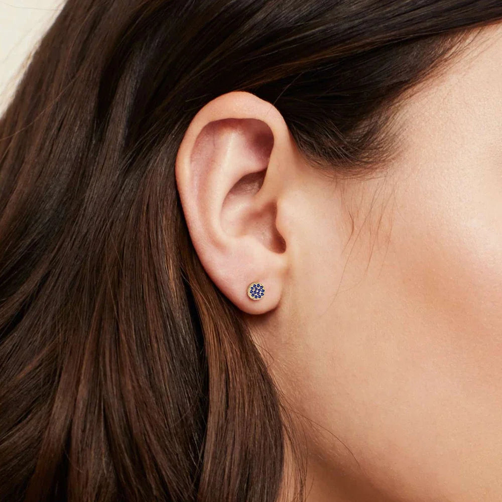 Women's birthstone stud earrings