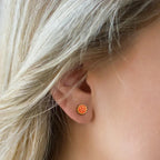 Women's birthstone stud earrings