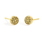 Women's birthstone stud earrings for December