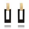 Rectangular Dangle Earrings