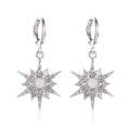 Silver Sun Earrings