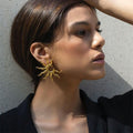 Women's Sun Pendant Earrings Star
