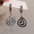 Women's Spiral Drop Earrings